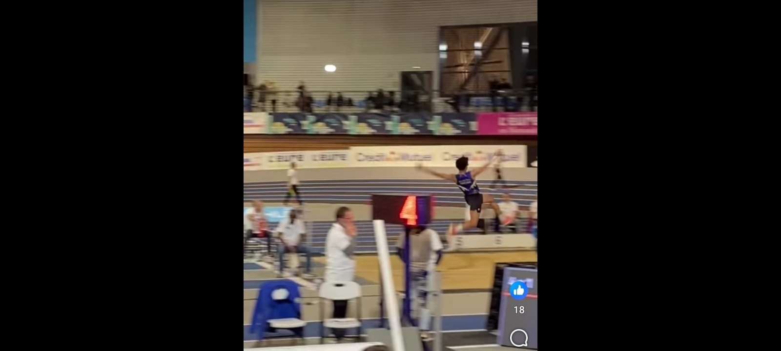 Yannis aux CF U20 longueur