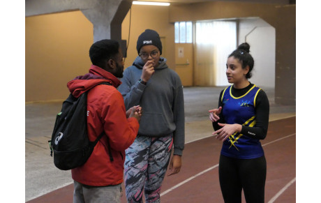 Rihab et Moly à la dernière en salle